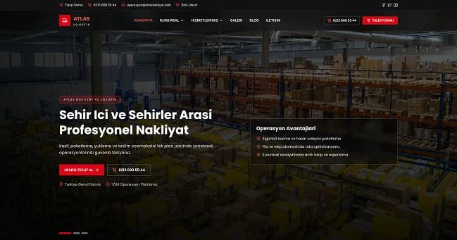 Logistics Operations Website