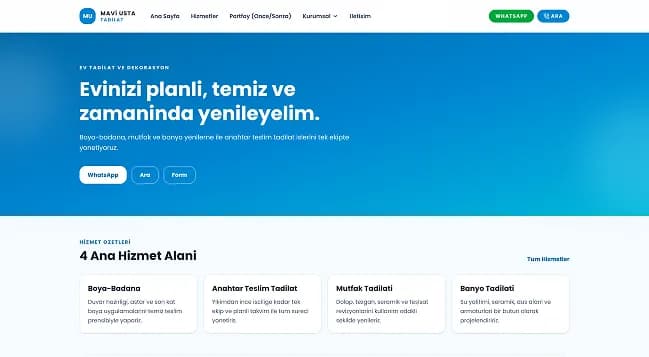 موقع خدمات ترميم