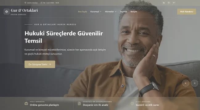 موقع مكتب محاماة